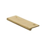 M Marcus Heritage Brass EP Hammered Cabinet Edge Pull 100mm